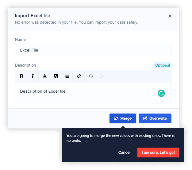 Merge properties from Imports