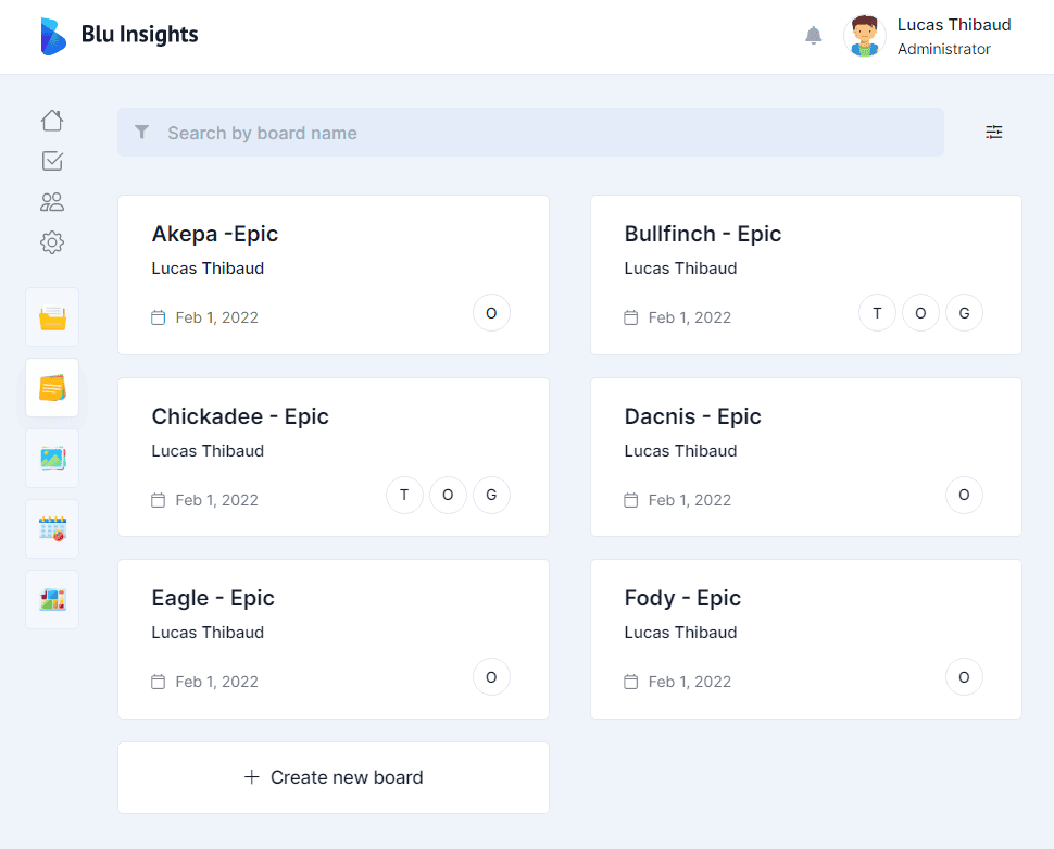 To-Dos - Create a new board